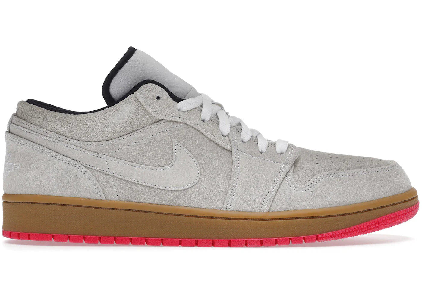 Air Jordan 1 Low White Gum Hyper Pink