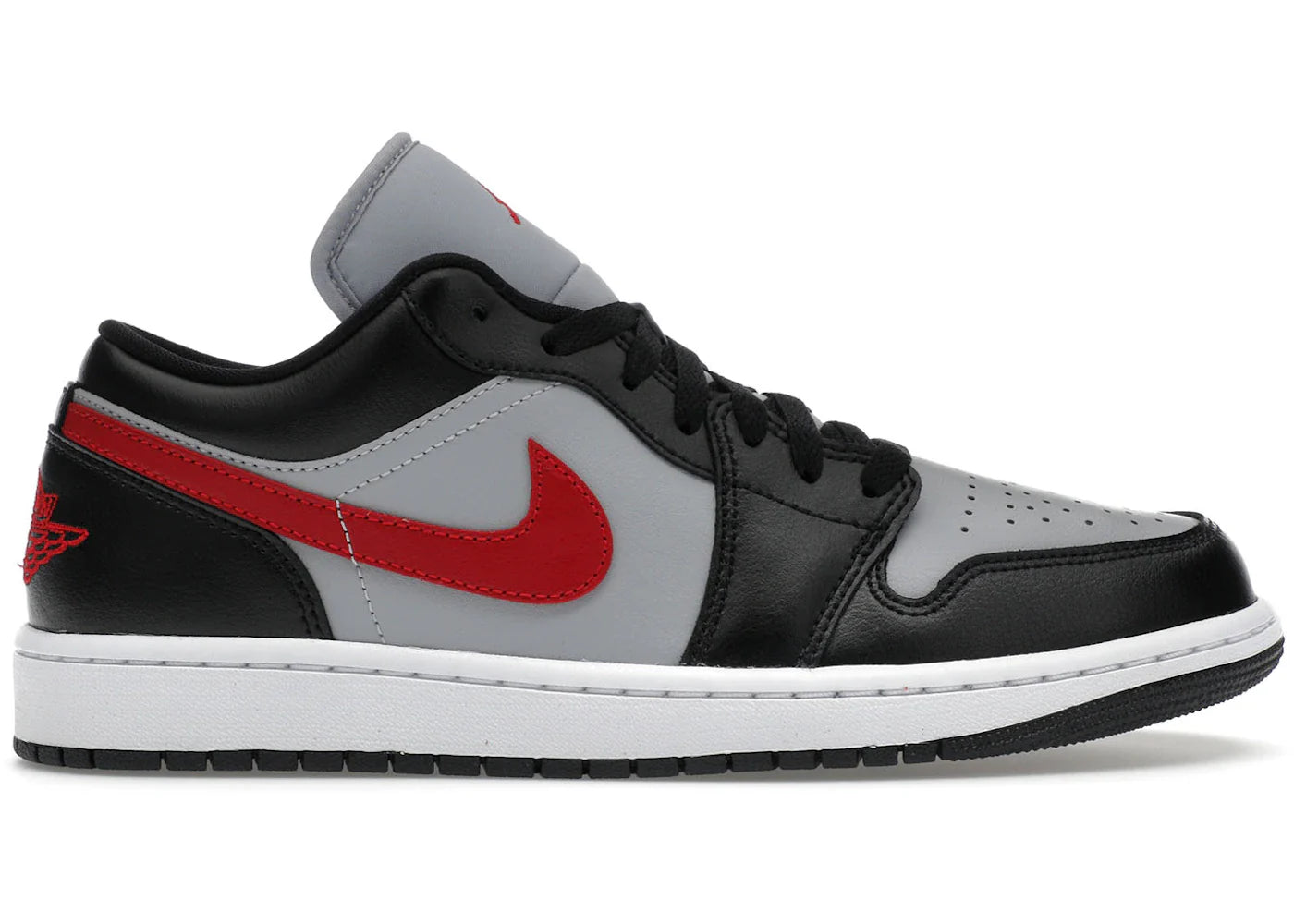 Air Jordan 1 Low Wolf Grey Gym Red (Women's)