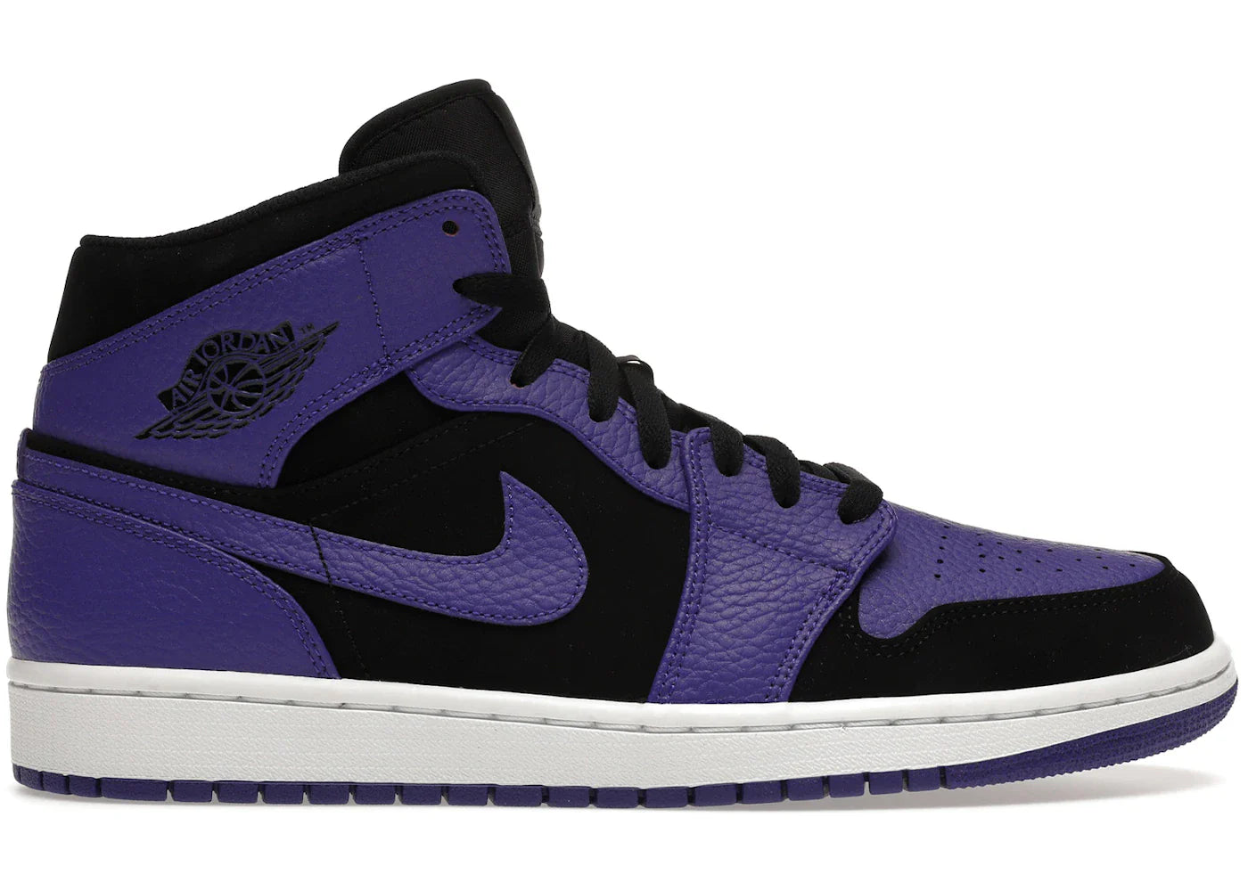Air Jordan 1 Mid Black Dark Concord