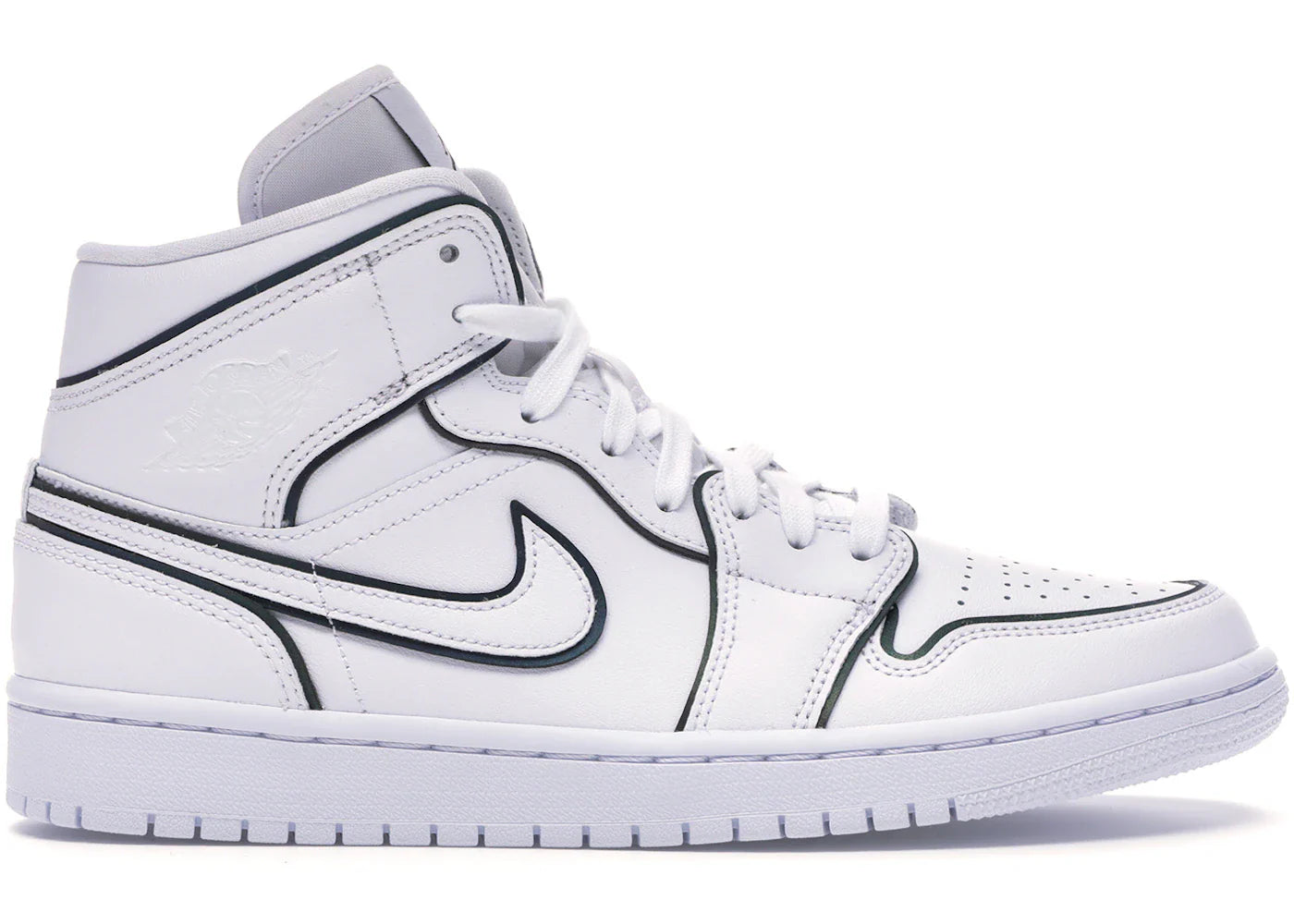 Air Jordan 1 Mid Iridescent Reflective White (Women's)