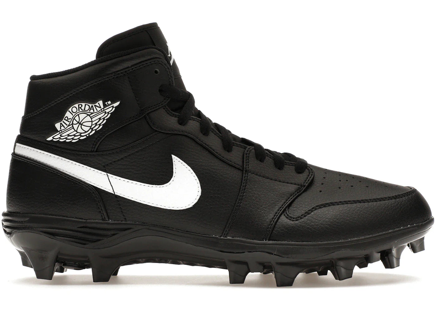 Air Jordan 1 Mid TD Cleat Black White
