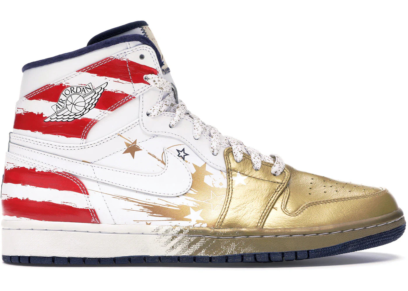Air Jordan 1 Retro Dave White Wings For the Future Gold