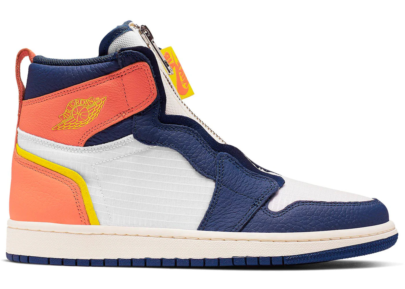 Air Jordan 1 Retro High Zip Blue Void Turf Orange (Women's)
