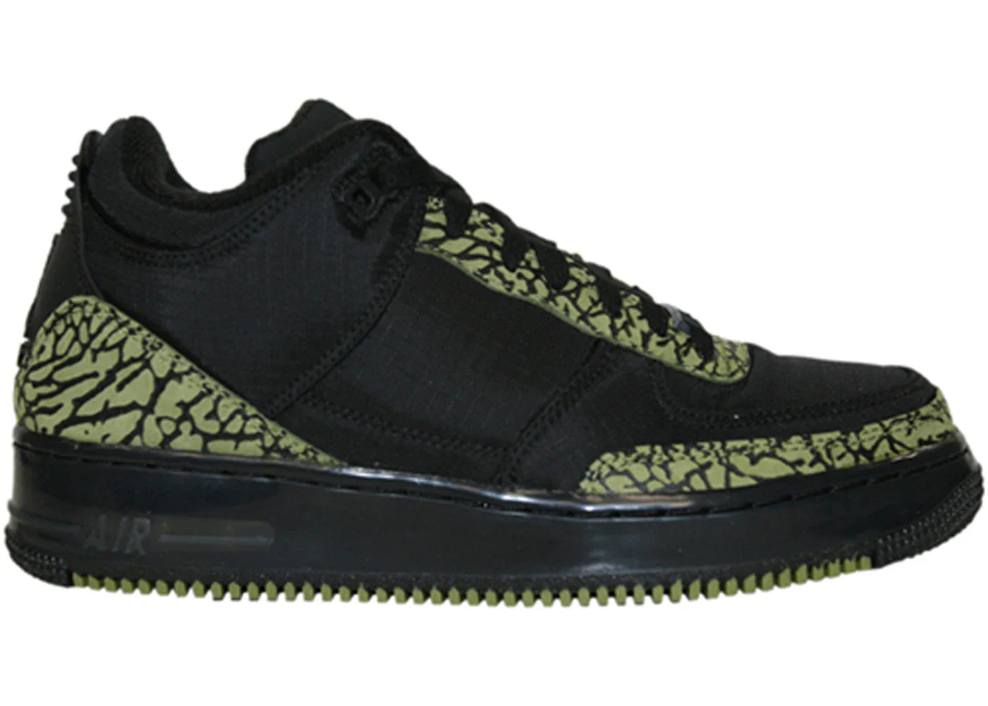 Air Jordan AJF 3 Black Scenery Green