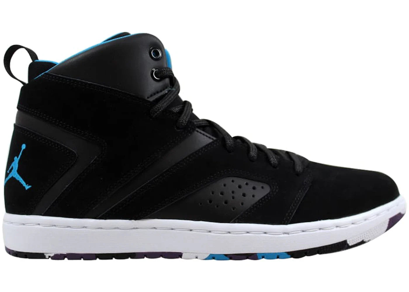 Air Jordan Flight Legend Black Blue Lacquer White