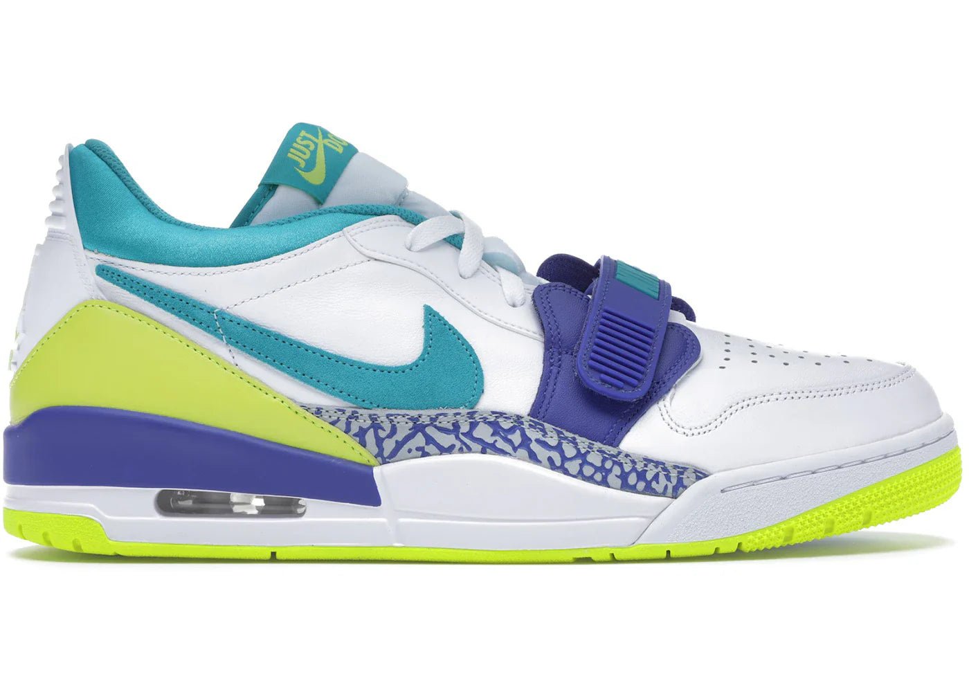 Air Jordan Legacy 312 Low Ultramarine Neon Yellow Aquamarine
