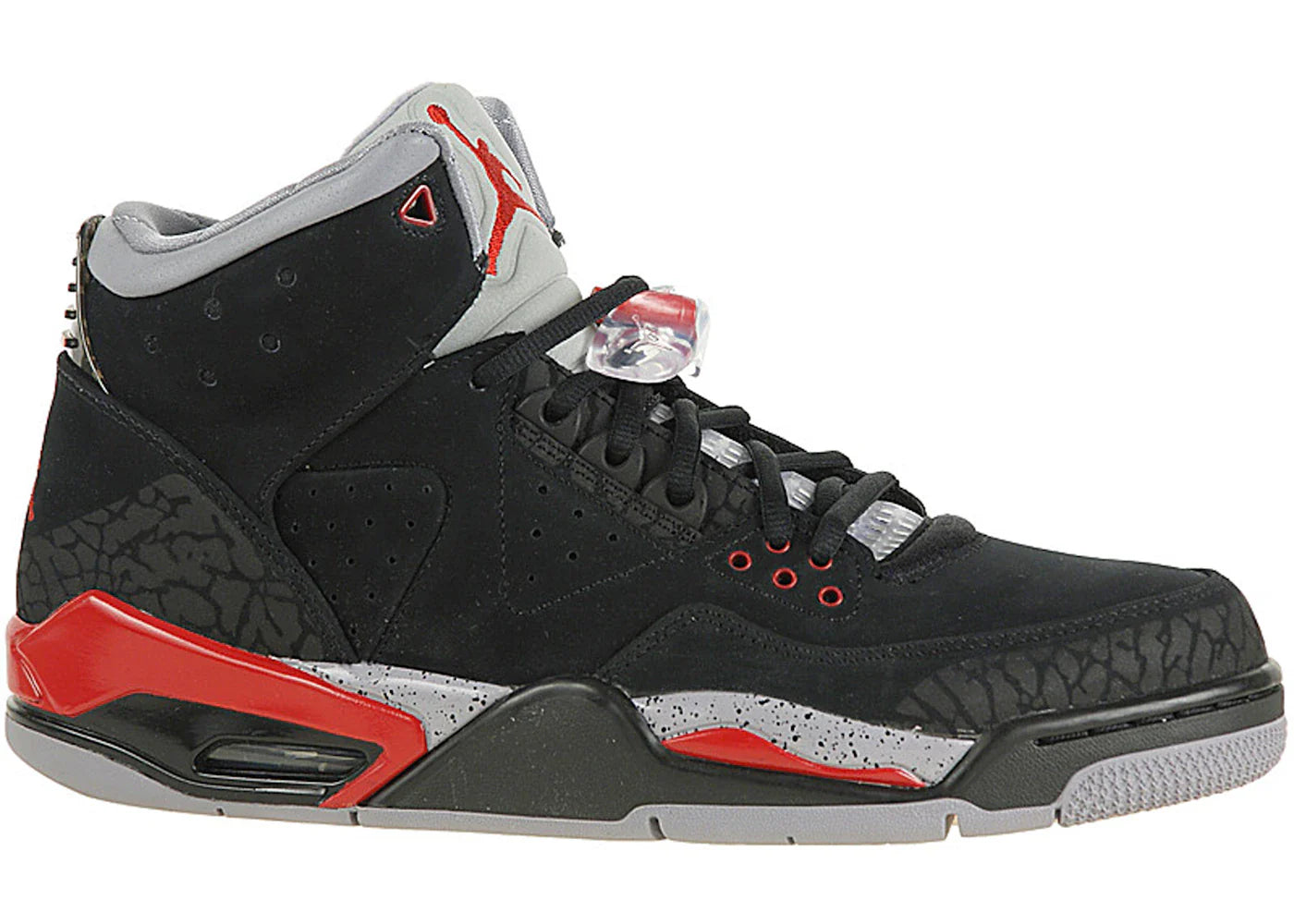 Air Jordan Rare Air Black Red Cement
