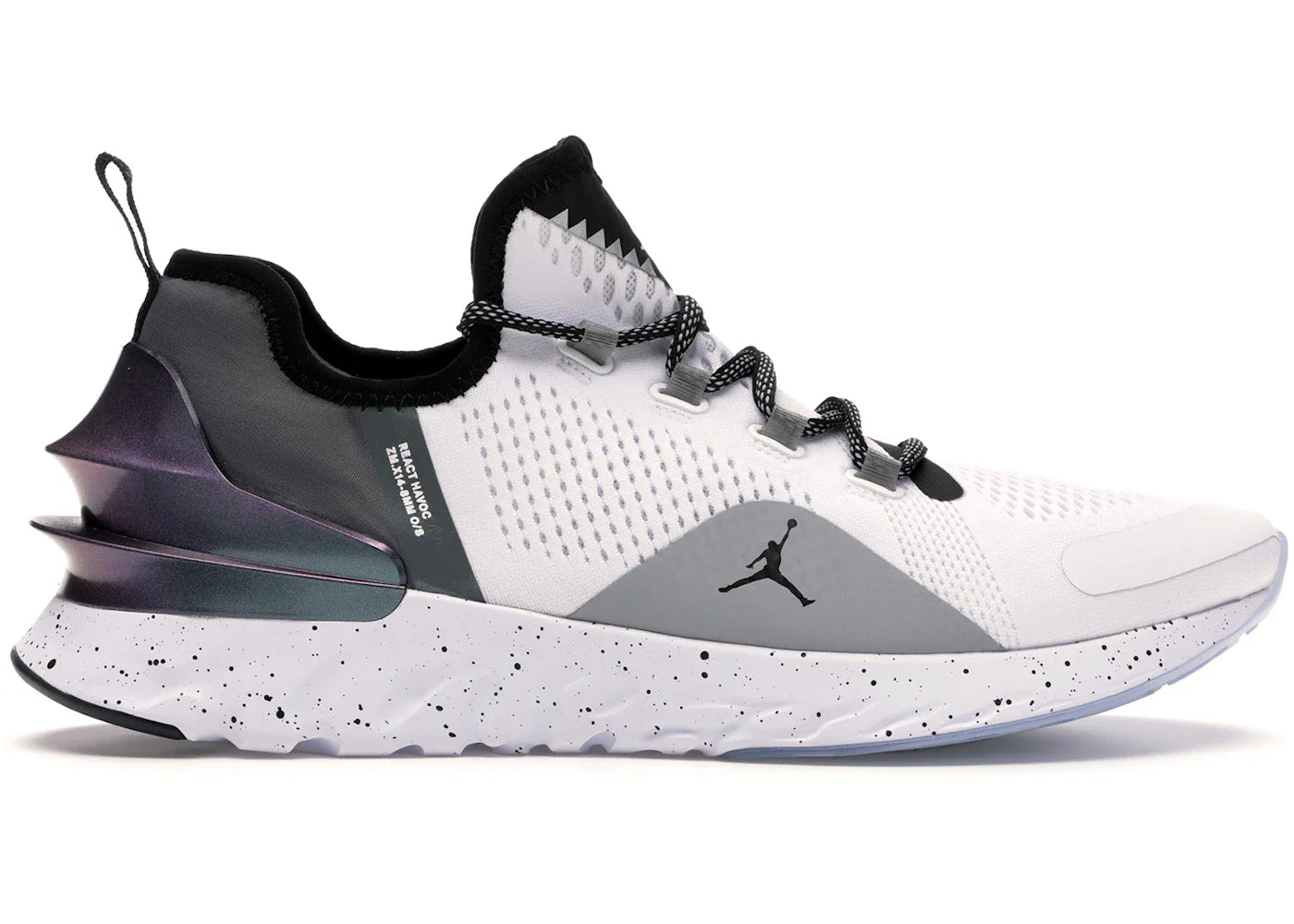 Air Jordan React Havoc White Black Smoke Grey