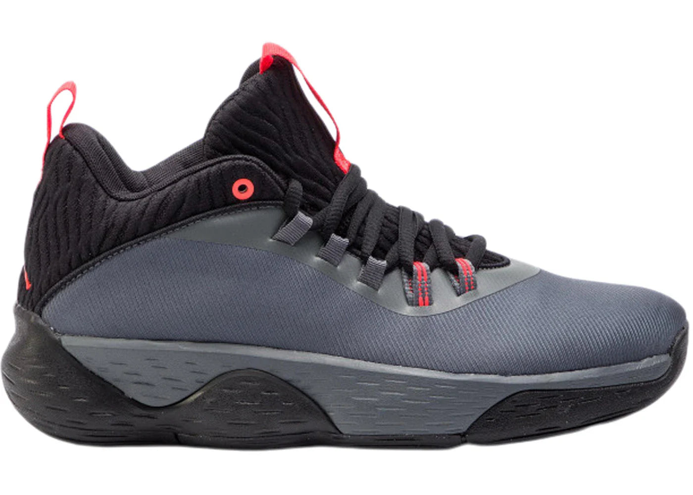 Air Jordan Super.Fly MVP Iron Grey Black Bright Crimson