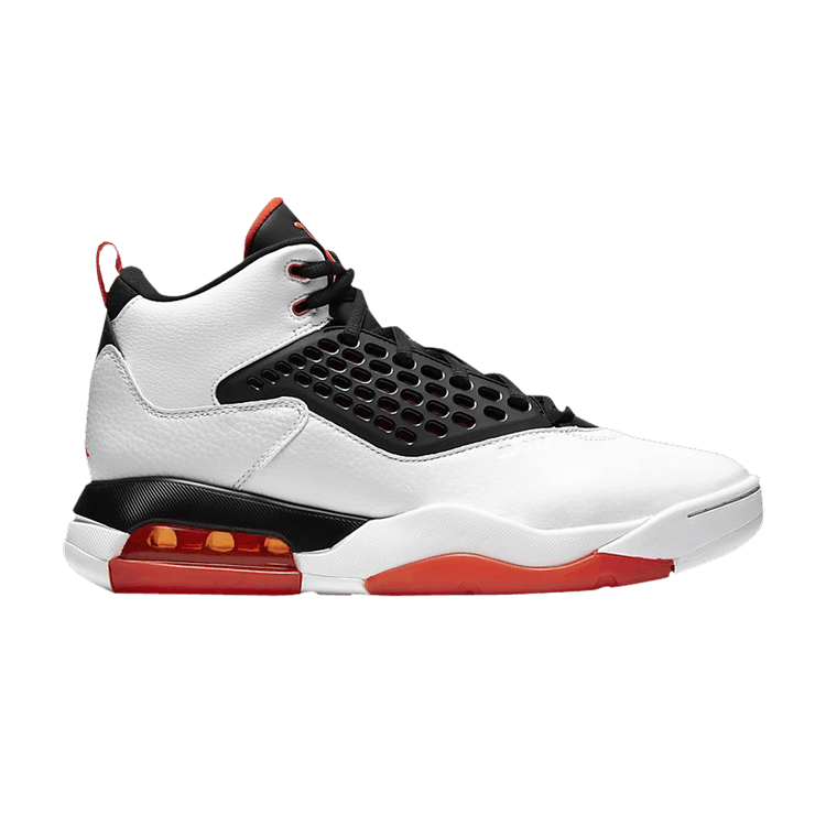 Air Jordan Maxin 200 White Black Team Orange