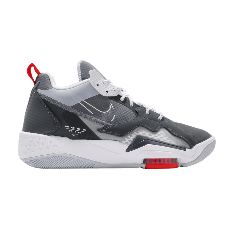Air Jordan Zoom 92 Dark Smoke Grey Gym Red