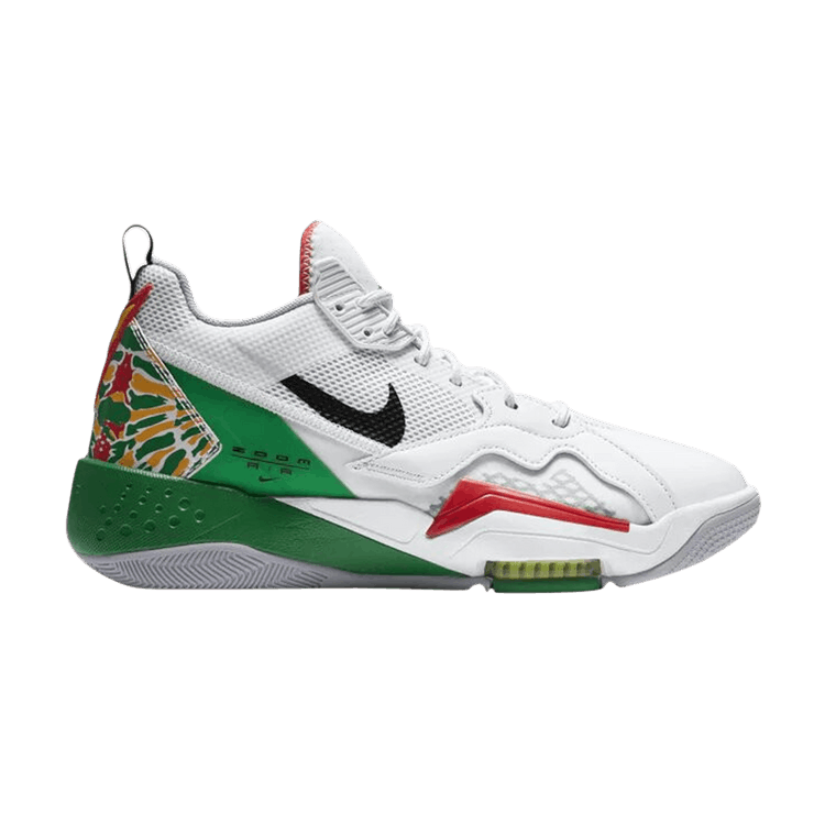 Air Jordan Zoom 92 White Green Red