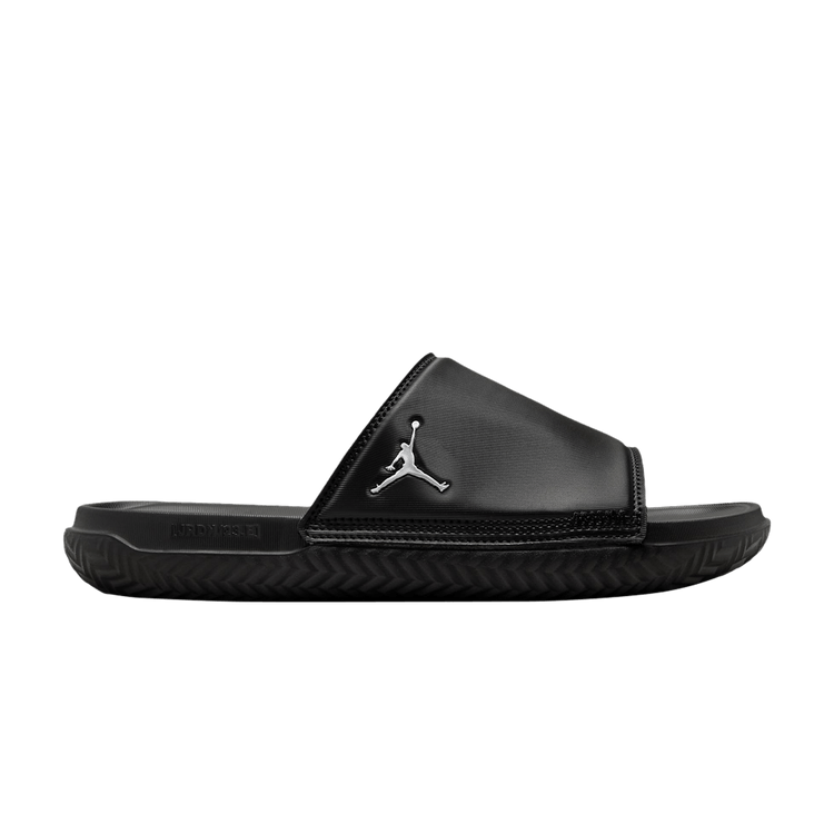 Air Jordan Play Slide Black Metallic Silver