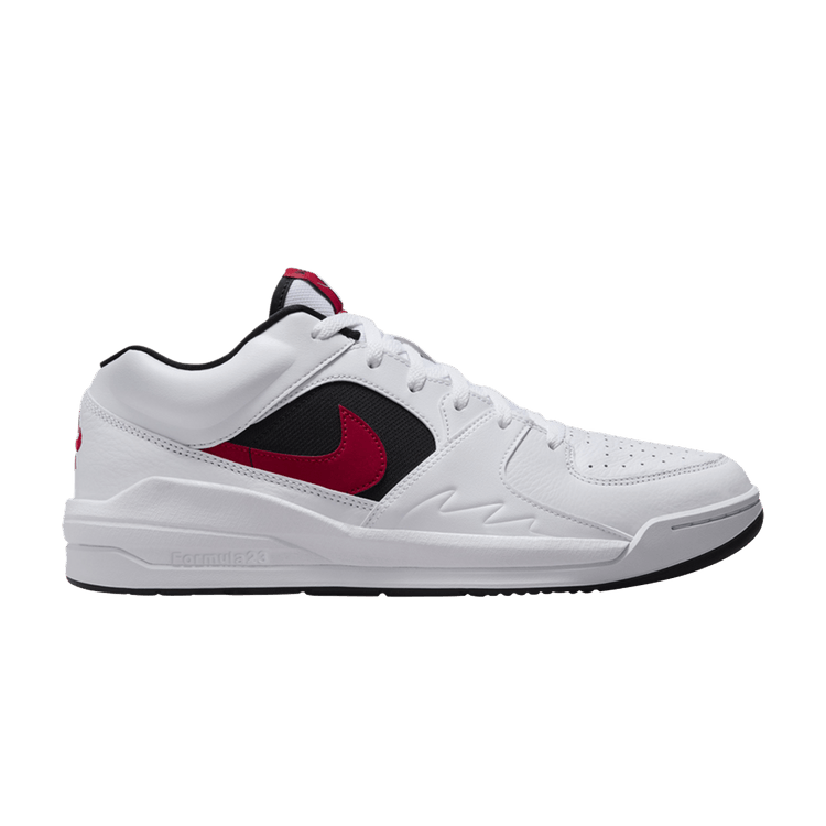 Air Jordan Stadium 90 White Black Gym Red