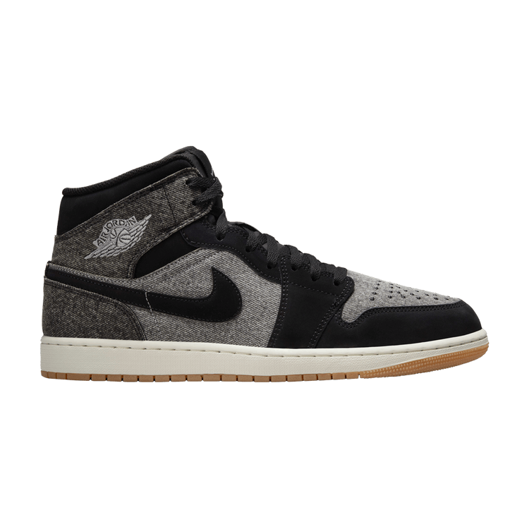 Air Jordan 1 Mid SE Black Denim