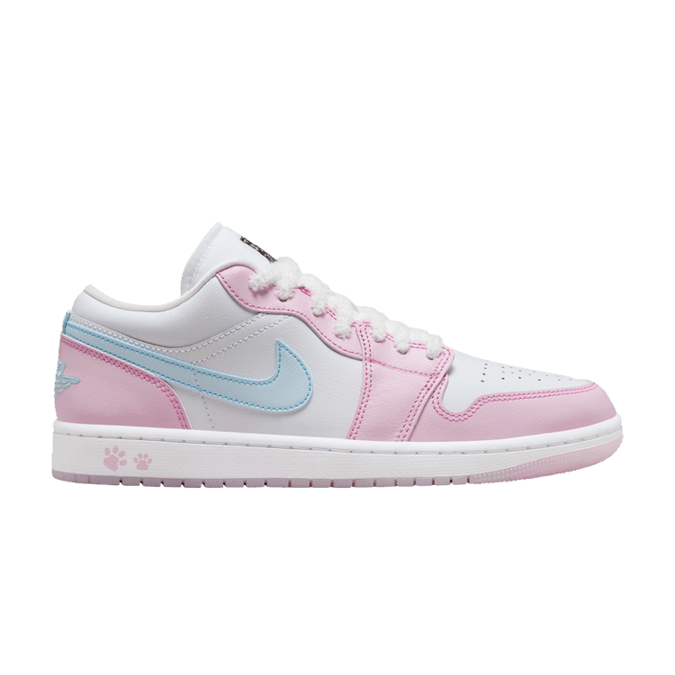 Air Jordan 1 Low SE Paw Print Pink Foam (Women's)