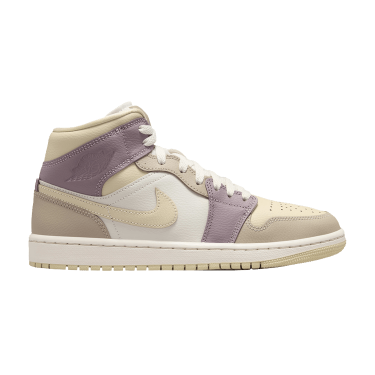 Air Jordan 1 Mid Light Orewood Brown Taupe Grey (Women's)