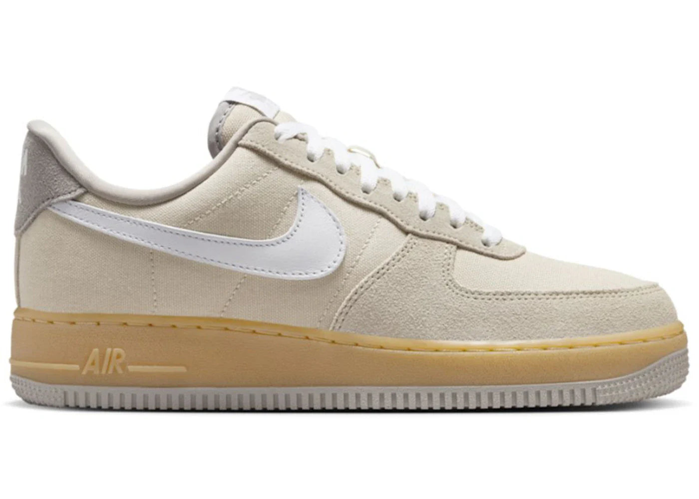 Nike Air Force 1 Low '07 Suede Canvas Khaki (Women's) Sneakers