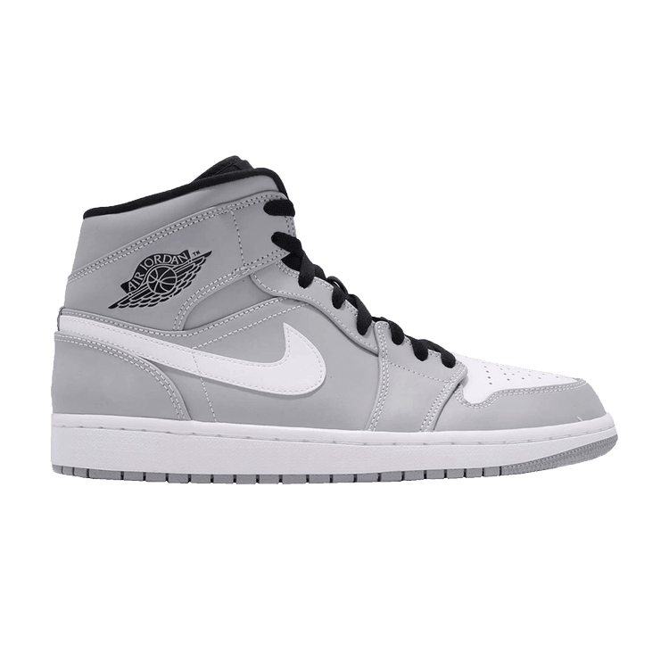 Air Jordan 1 Mid Wolf Grey Black White