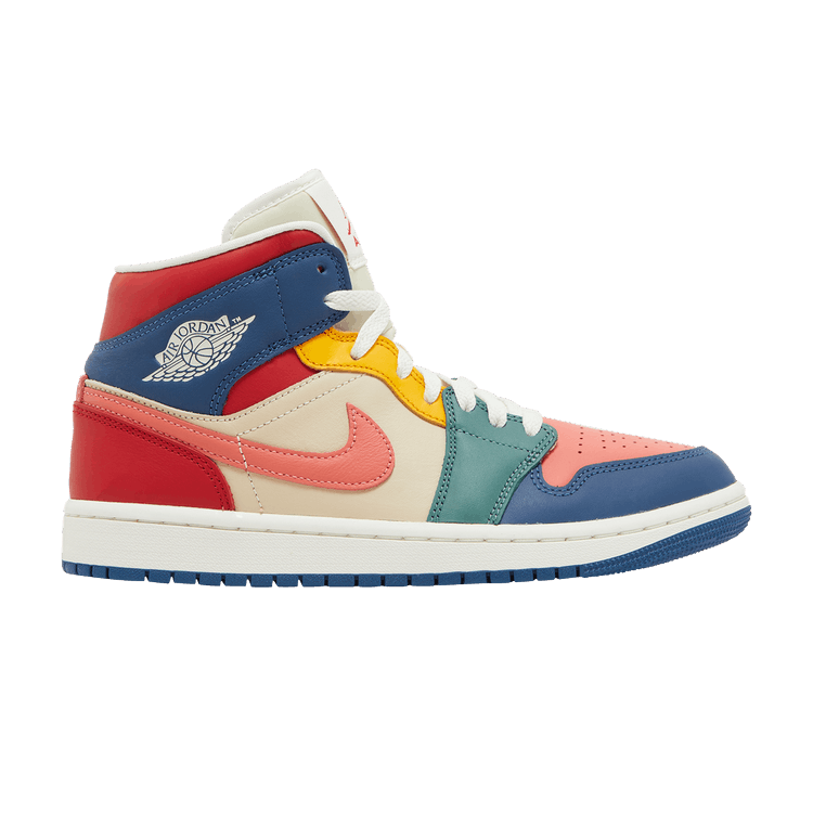 Air Jordan 1 Mid SE Multi Color (2022) (Women's)