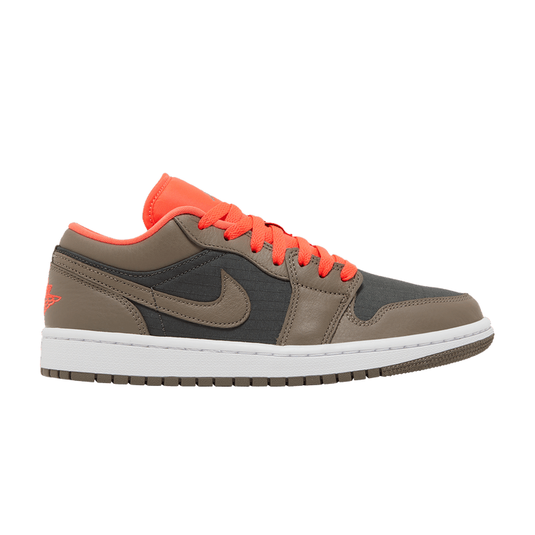 Air Jordan 1 Low SE Newsprint Olive Grey (Women's)