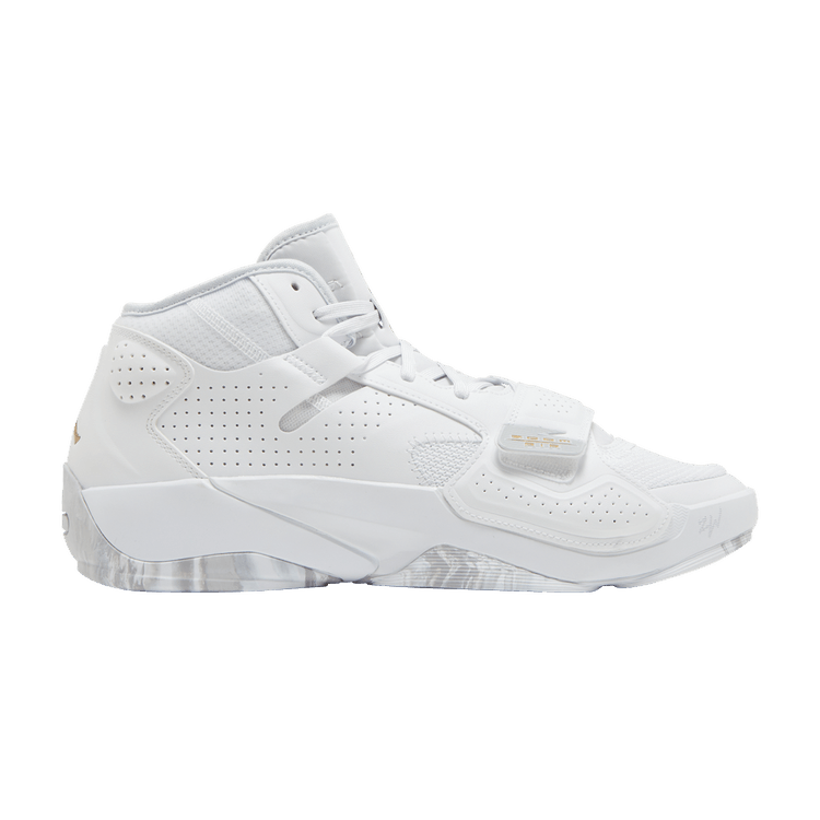 Air Jordan Zion 2 White Metallic Gold
