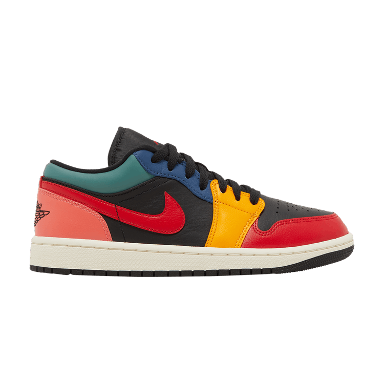 Air Air Jordan 1 Low SE Black Multi-Color (Women's)