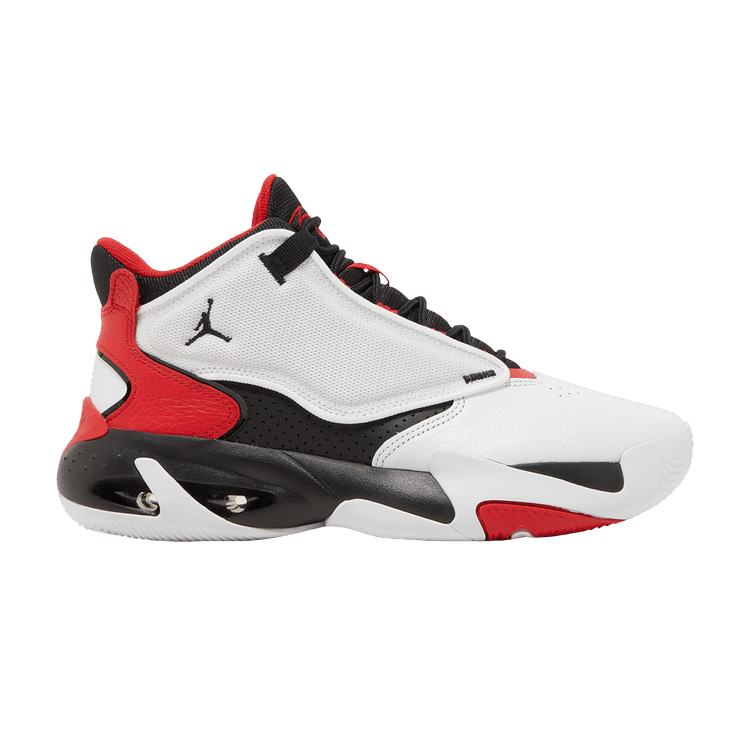Air Jordan Max Aura 4 White Black University Red