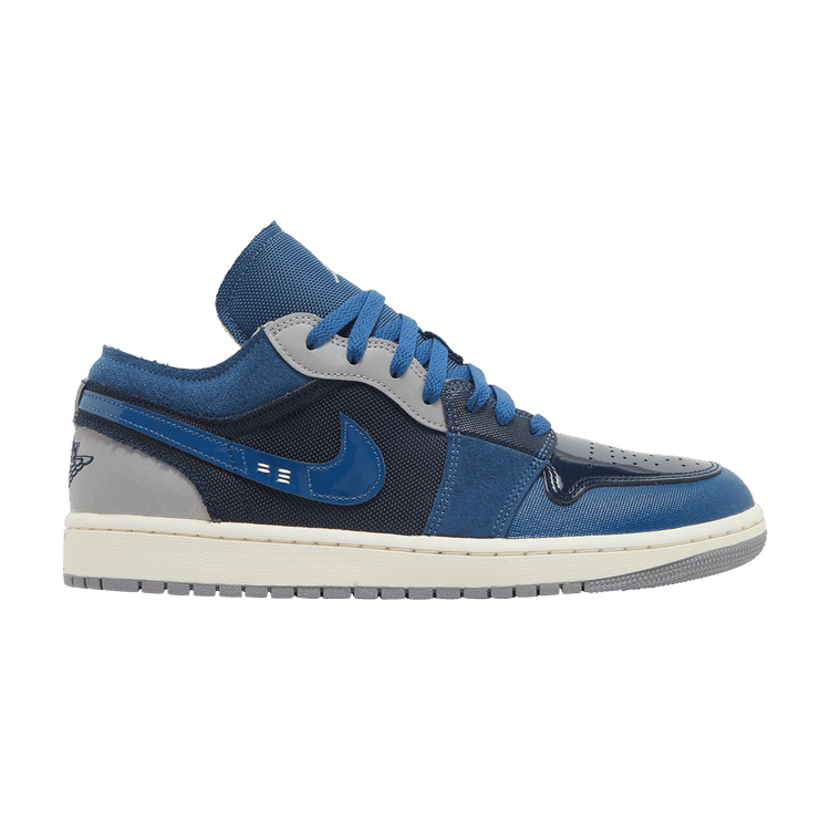 Air Jordan 1 Low SE Craft Obsidian French Blue Ashen Slate White