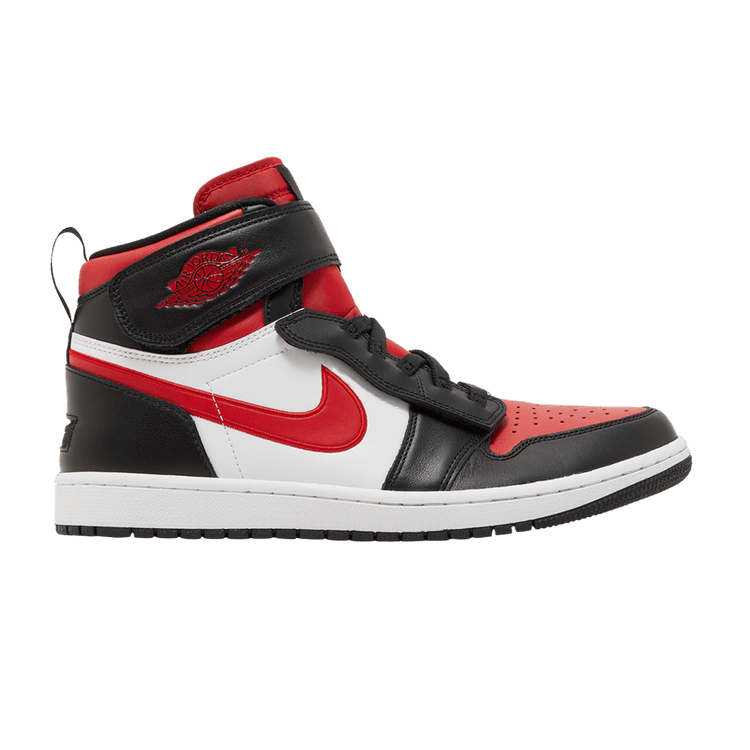 Air Jordan 1 High FlyEase Black White Fire Red