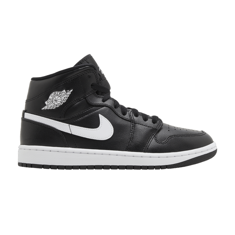 Air Jordan 1 Mid Black White (Women's)