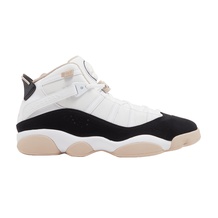 Air Jordan 6 Rings White Fossil Stone Black