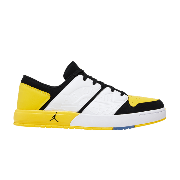 Air Jordan Nu Retro 1 Low Black Tour Yellow White