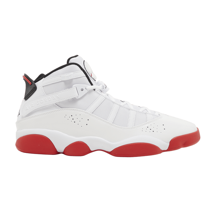 Air Jordan 6 Rings White University Red Black