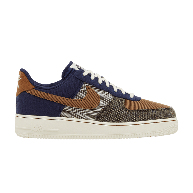 Nike Air Force 1 Low '07 PRM Tweed Midnight Navy Corduroy Sneakers