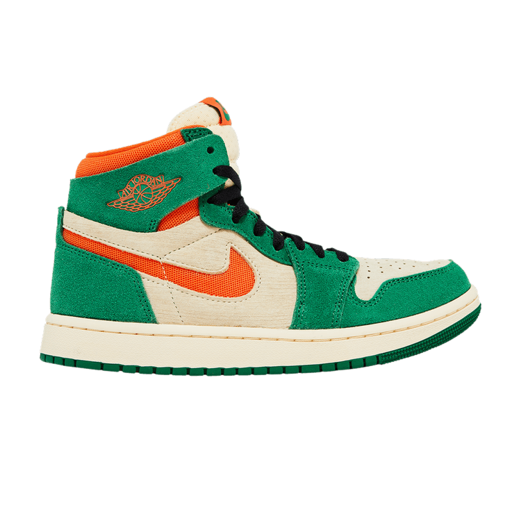 Air Jordan 1 High Zoom Air CMFT 2 Pine Green Orange Blaze (Women's)