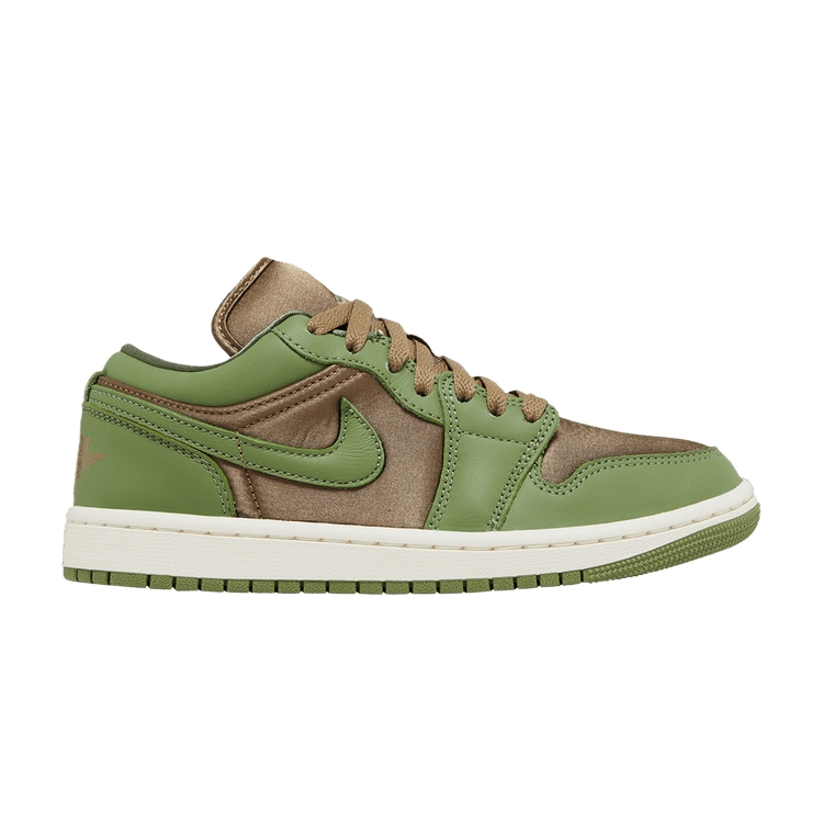Air Jordan 1 Low SE Brown Kelp Sky J Light Olive (Women's)