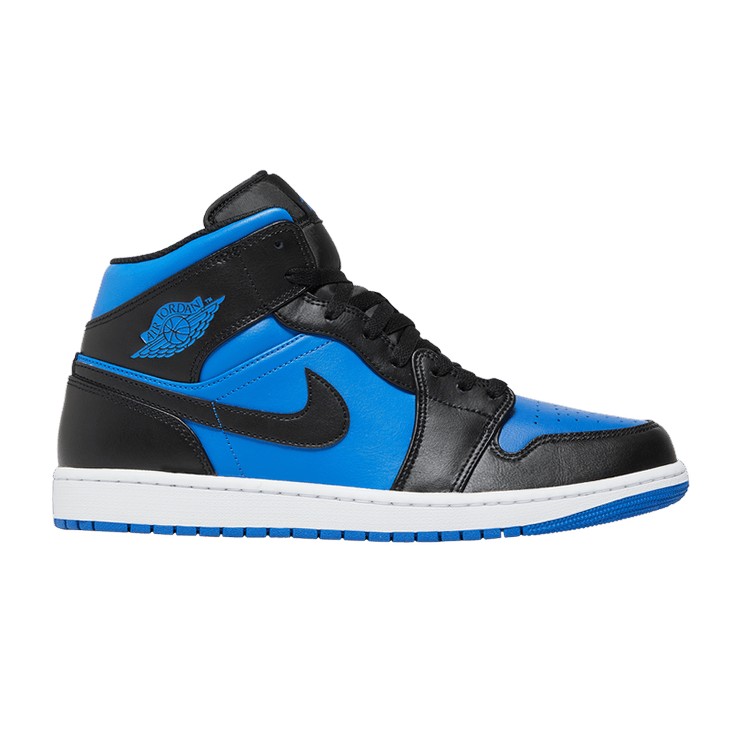 Air Jordan 1 Mid Black Royal Blue