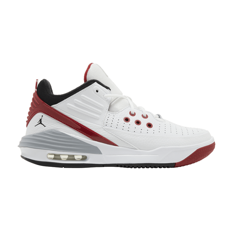 Air Jordan Max Aura 5 White Varsity Red