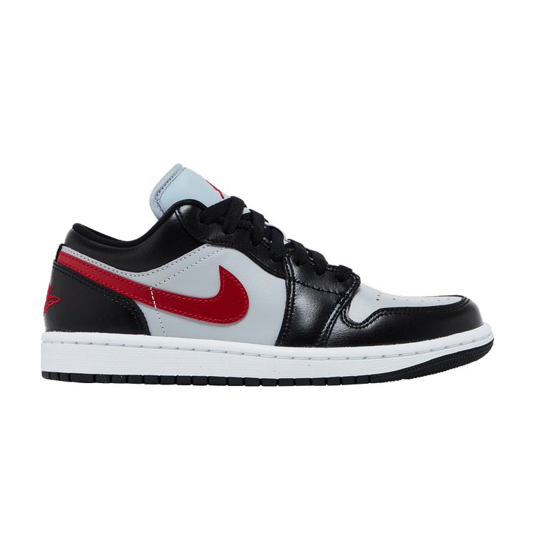 Air Jordan 1 Low Wolf Grey Gym Red (Women's)