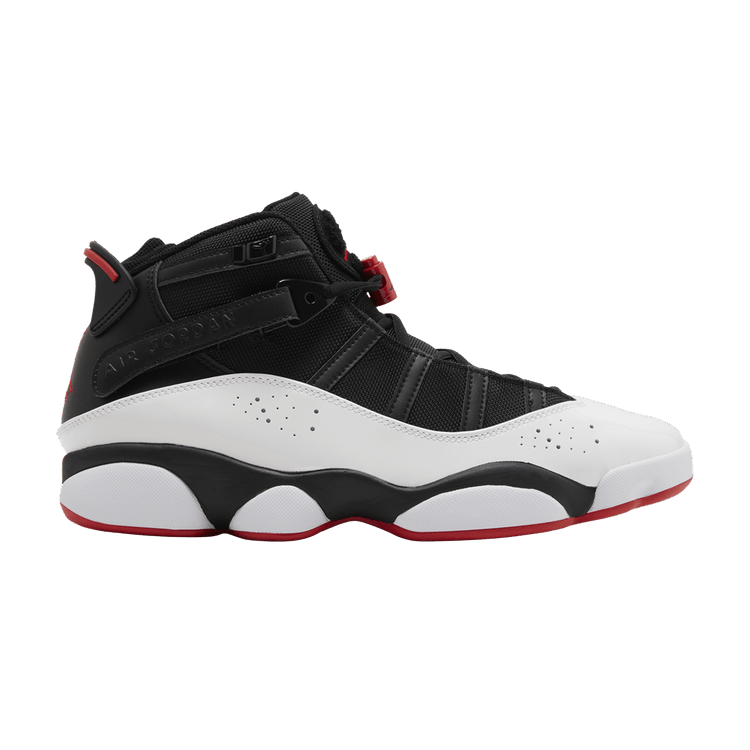Air Jordan 6 Rings Black White Varsity Red