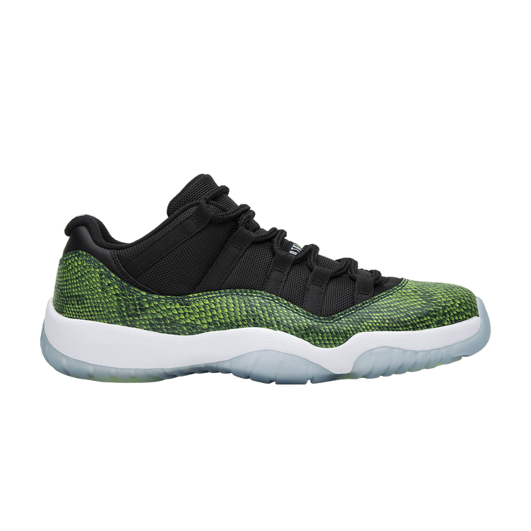 Air Jordan 11 Retro Low Green Snakeskin