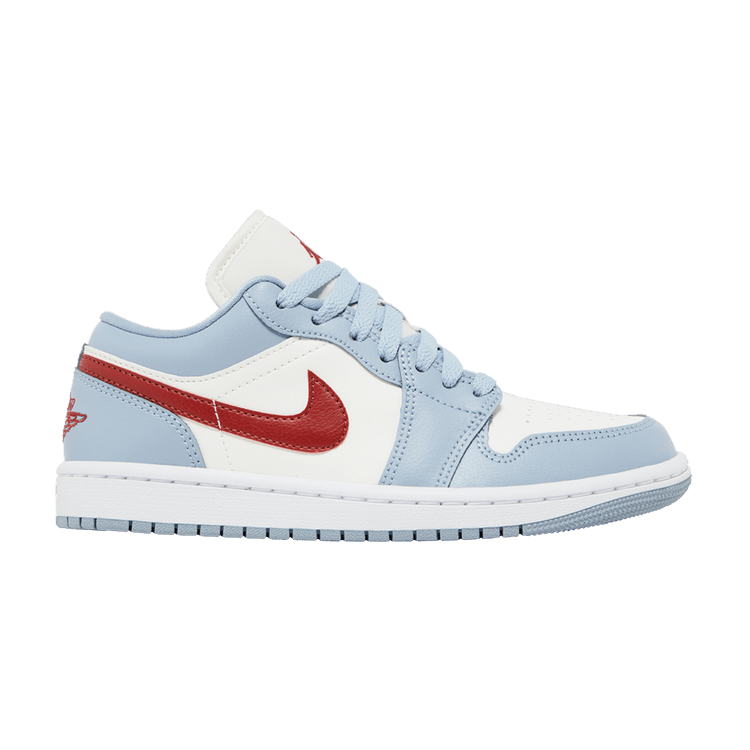 Air Jordan 1 Low Blue Whisper Dune Red (Women's)