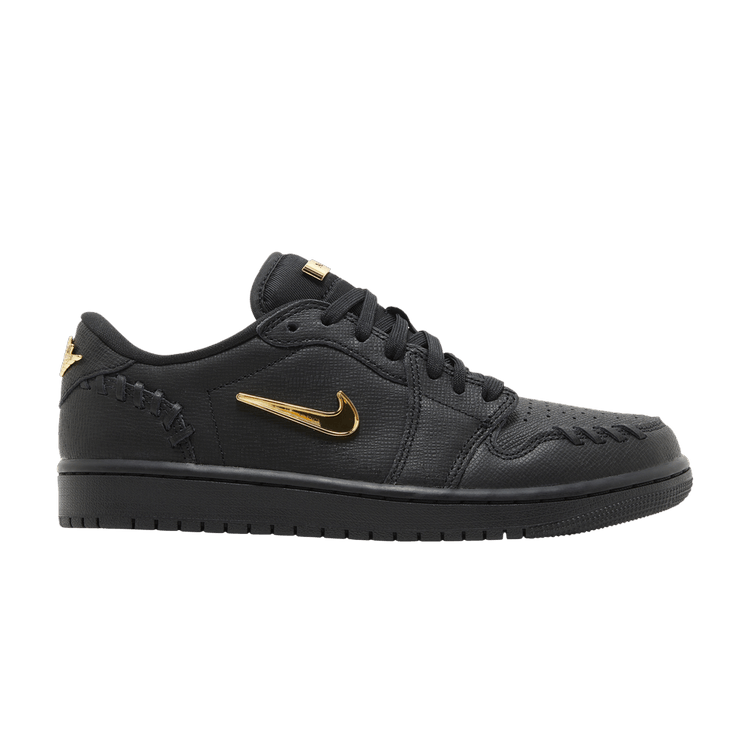 Air Jordan 1 Low Method of Make Black Metallic Gold (Women's)