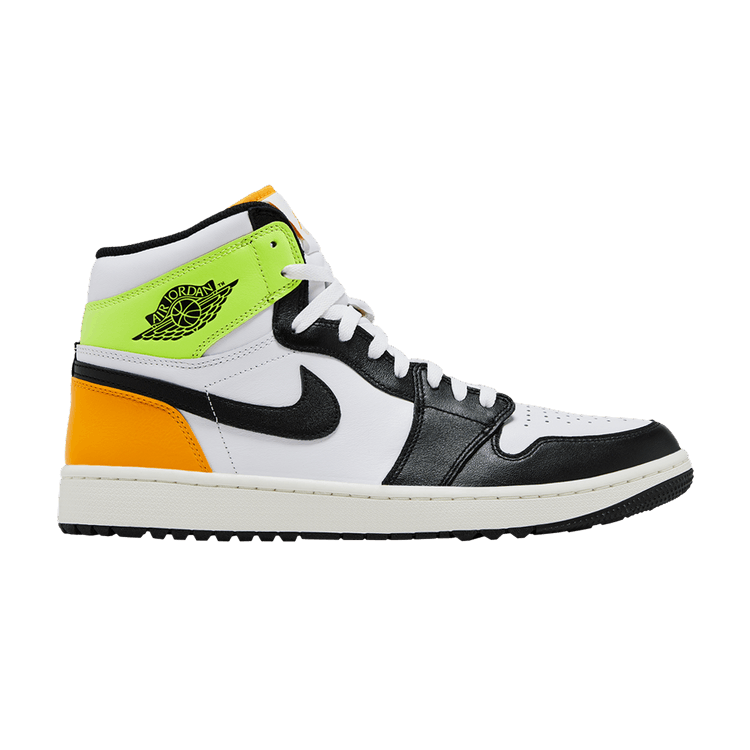 Air Jordan 1 Retro High Golf White University Gold Volt Black