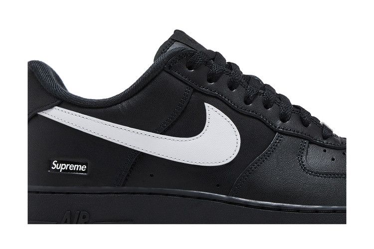 Nike Air Force 1 Low Supreme Black White Sneakers