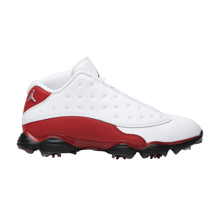 Air Jordan 13 Retro Golf Cleat White Red