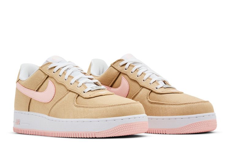 Nike Air Force 1 Low Linen Canvas Sneakers