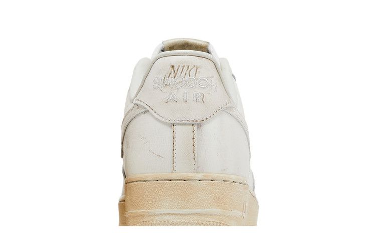 Nike Air Force 1 Low .SWOOSH Dirty Triple White Sneakers