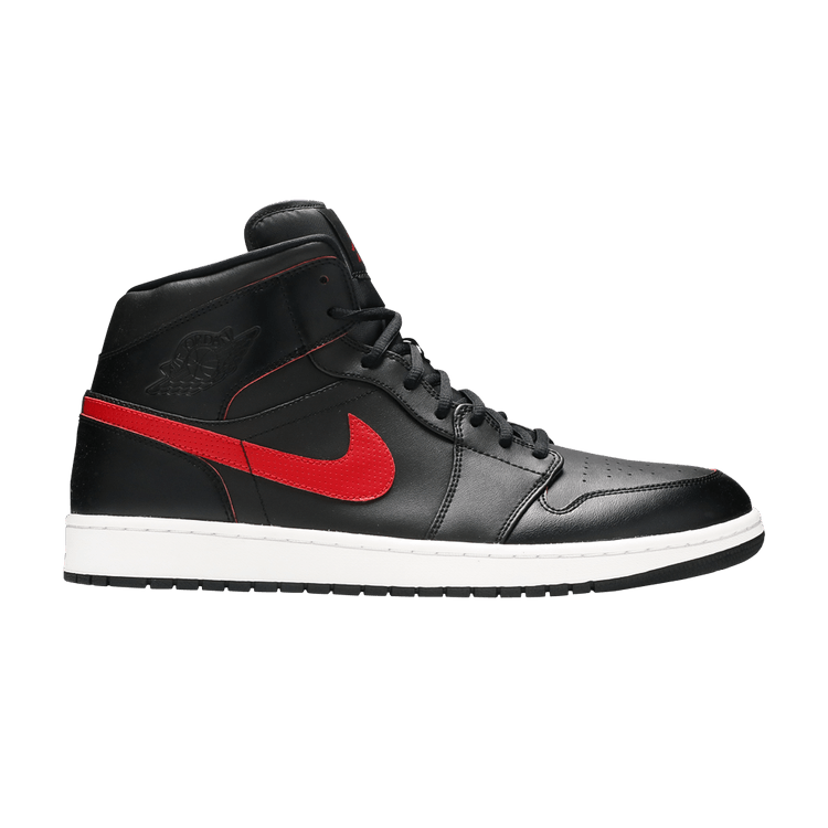 Air Jordan 1 Retro Mid Black Team Red